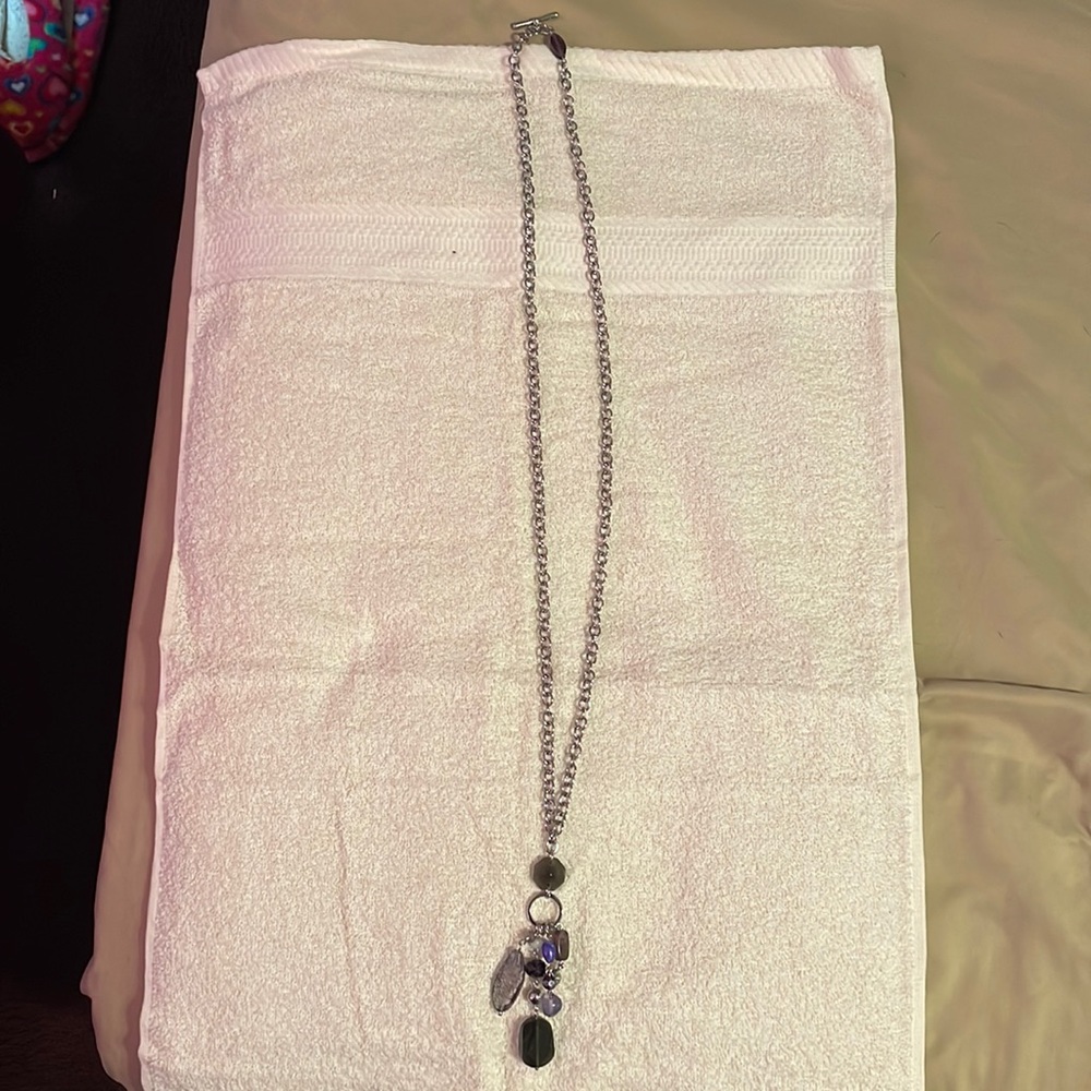 Lia Sophia 18" Violet  Hour Necklace. Brand new still in box